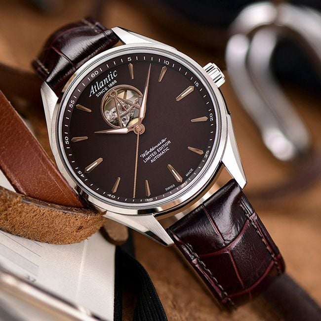 Atlantic Worldmaster 1888 Open Heart Limited Edition 52780.41.81R Otomatik Erkek Kol Saati