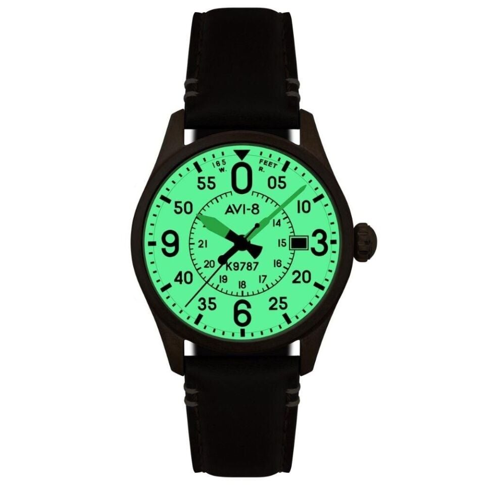 AVI-8 SPITFIRE BRONZE AV-4090-07 Otomatik (Seiko NH35 Mekanizmalı) Erkek Kol Saati