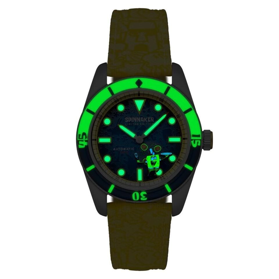 Spinnaker Fleuss Otomatik SP-5160-01 Spongebob Squarepants Frenemies Limited Edition (Miyota 8245 Mekanizmalı) Erkek Kol Saati