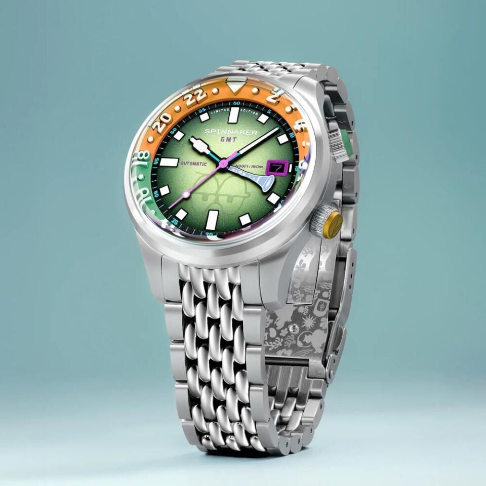 Spinnaker Bradner GMT SP-5162-33 Spongebob Squarepants Bubbly Grins Limited Edition Otomatik Erkek Kol Saati