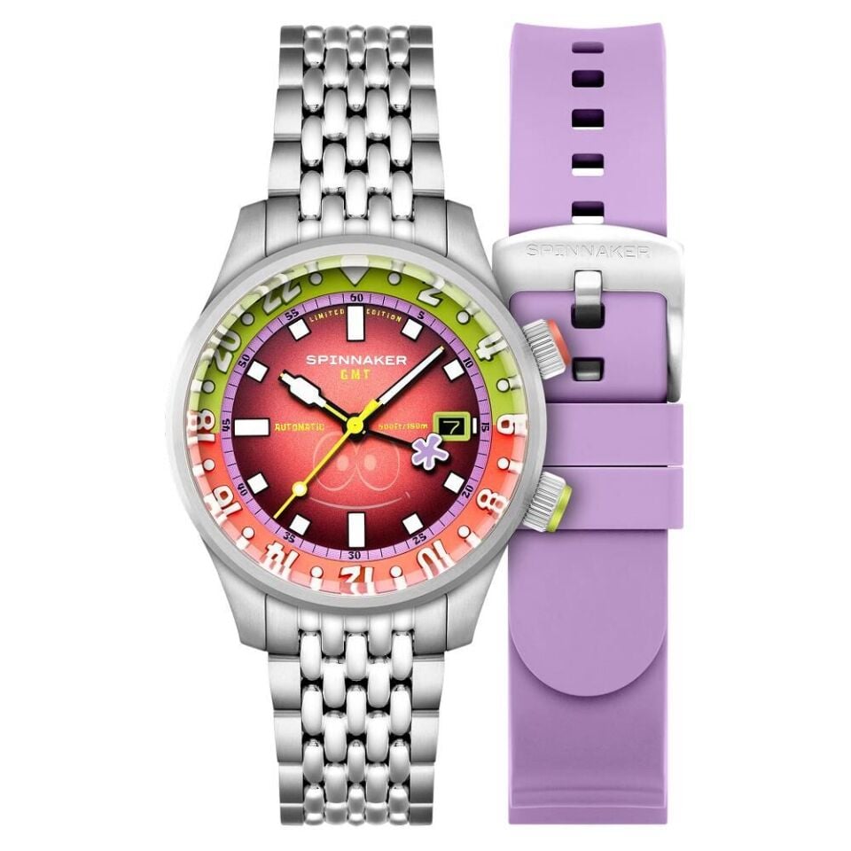 Spinnaker Bradner GMT SP-5162-44 Spongebob Squarepants Bubbly Grins Limited Edition Otomatik Erkek Kol Saati