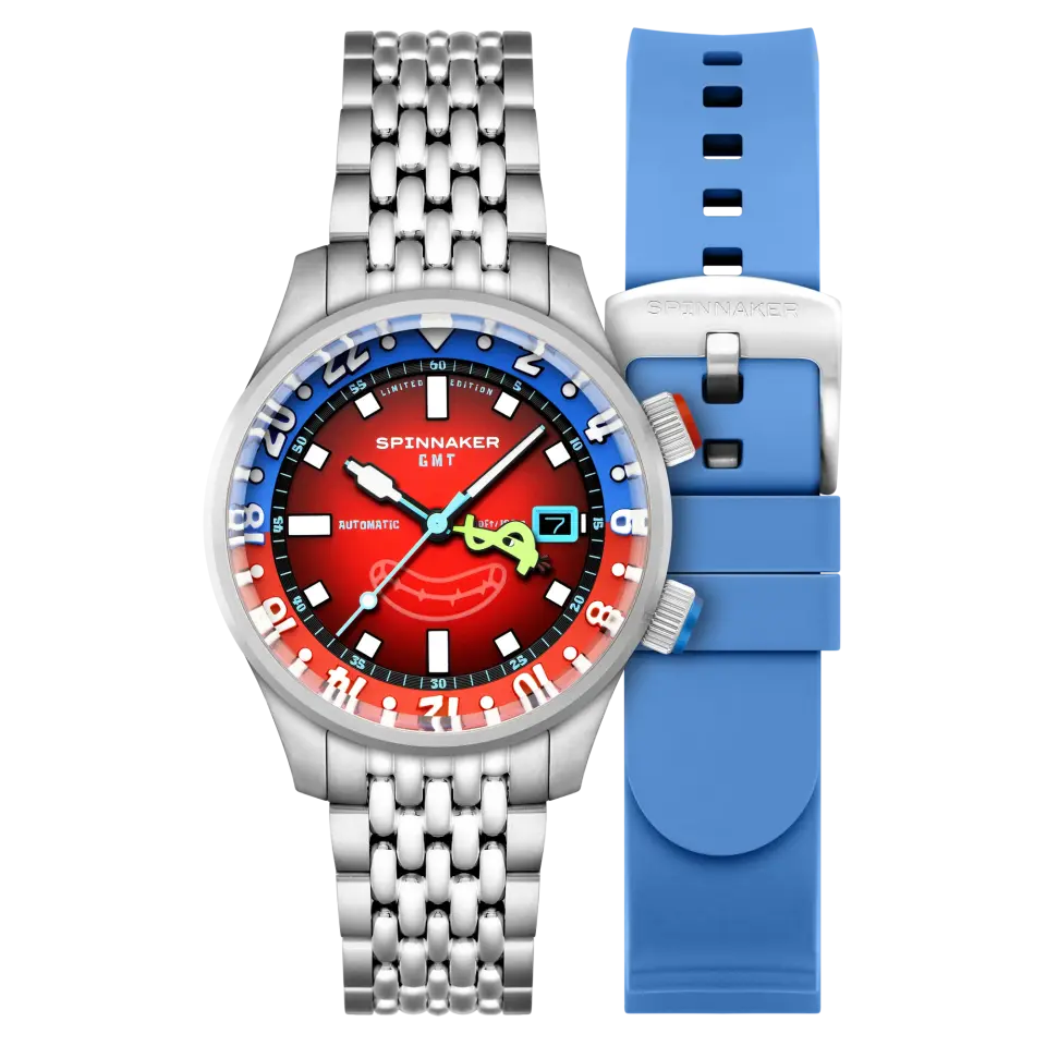 Spinnaker Bradner GMT SP-5162-22 Spongebob Squarepants Bubbly Grins Limited Edition Otomatik Erkek Kol Saati