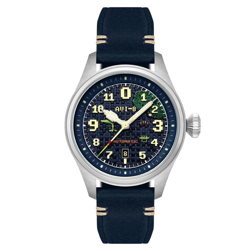 AVI-8 CLOWES CAPCOM 1942 AUTOMATIC PIXEL LIMITED EDITION AV-4126-02 Erkek Kol Saati