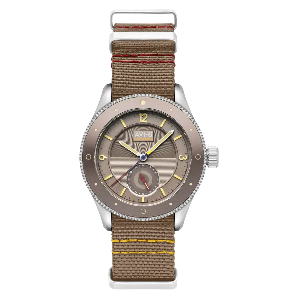 AVI-8 Flyboy Airmaster Sector Meca-Quartz AV-4112-03 Erkek Kol Saati