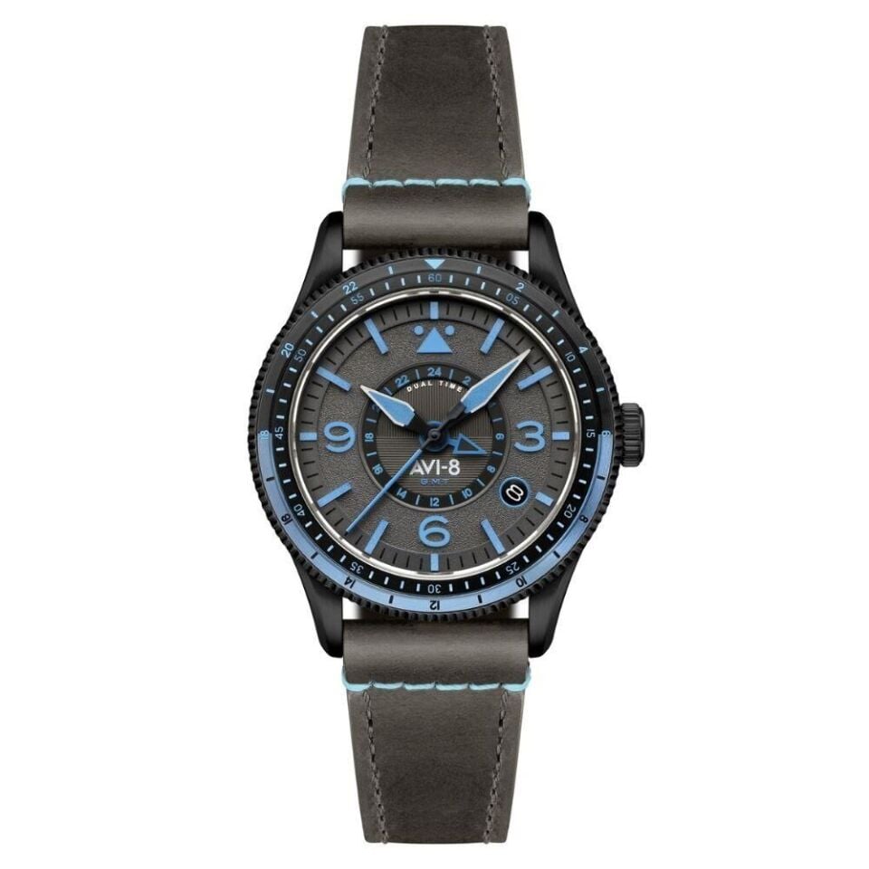AVI-8 FLYBOY AIRMASTER GMT AV-4128-05 (Seiko NH34 Mekanizmalı) Otomatik Erkek Kol Saati