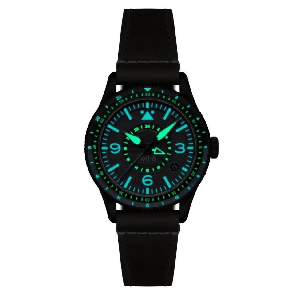 AVI-8 FLYBOY AIRMASTER GMT AV-4128-05 (Seiko NH34 Mekanizmalı) Otomatik Erkek Kol Saati