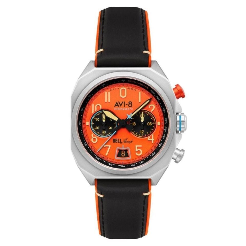 AVI-8 BELL X-1 MACHBUSTER AV-4118-02 (Seiko VK64 Mekanizmalı) Erkek Kol Saati