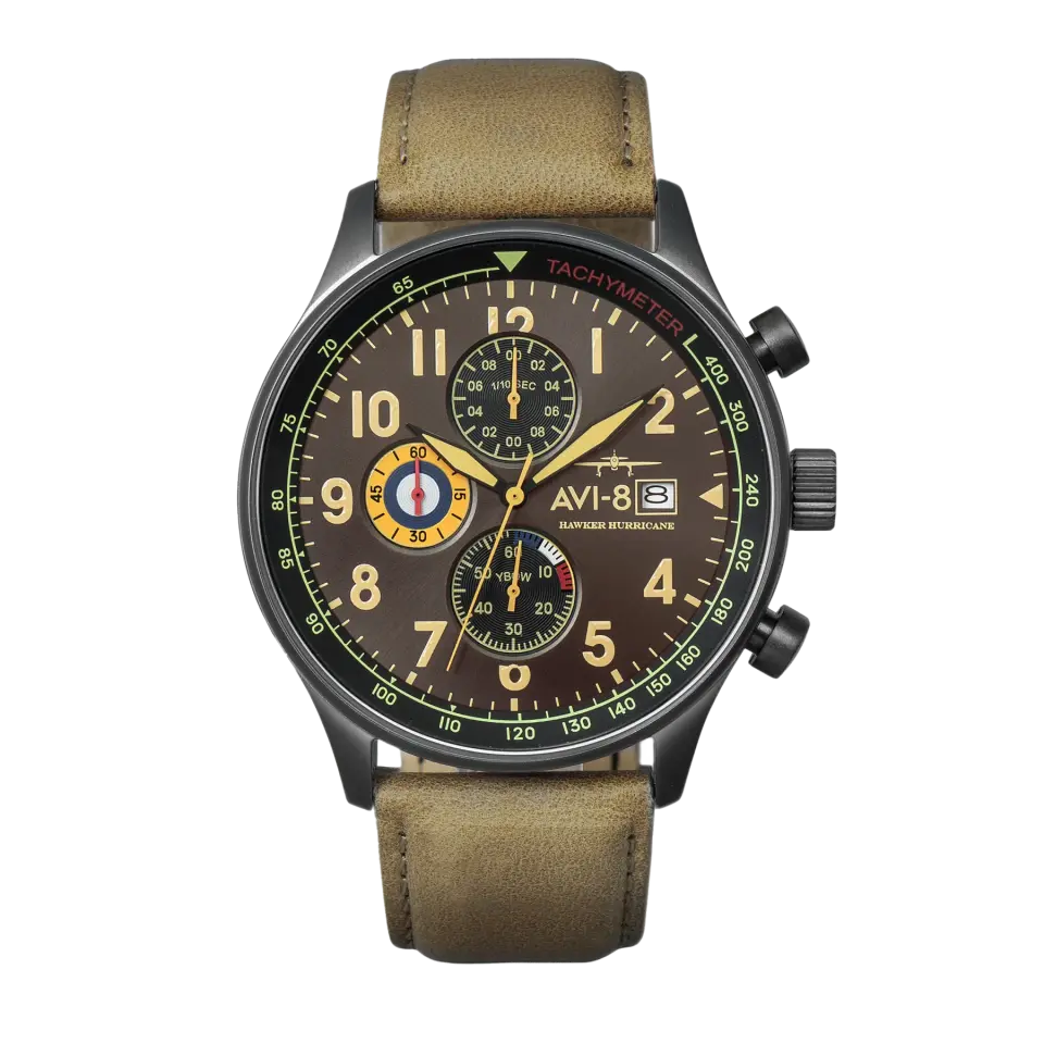 AVI-8 Hawker Hurricane Classic Chronograph AV-4011-0E Erkek Kol Saati