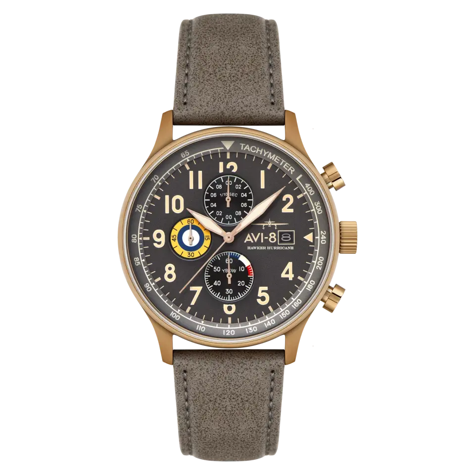 AVI-8 Hawker Hurricane Classic Chronograph AV-4011-0P Erkek Kol Saati