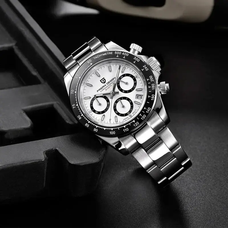 Pagani Design PD-1644 White Chronograph Erkek Kol Saati