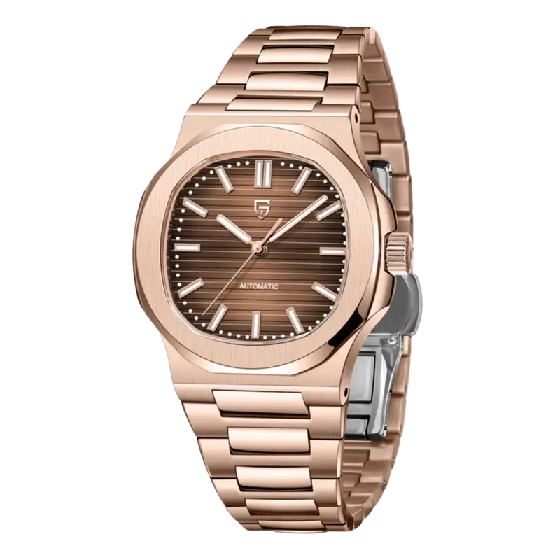 Pagani Design PD-1728 Rose Gold Brown Otomatik Erkek Kol Saati