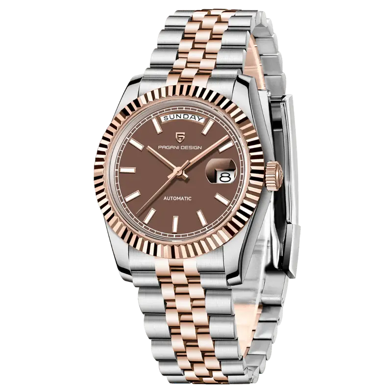 Pagani Design PD-1752 Rose Gold Brown Otomatik Erkek Kol Saati