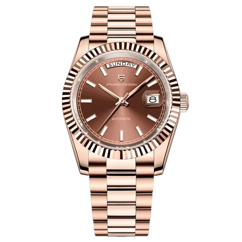 Pagani Design PD-1783 Rose Gold Brown Otomatik Erkek Kol Saati