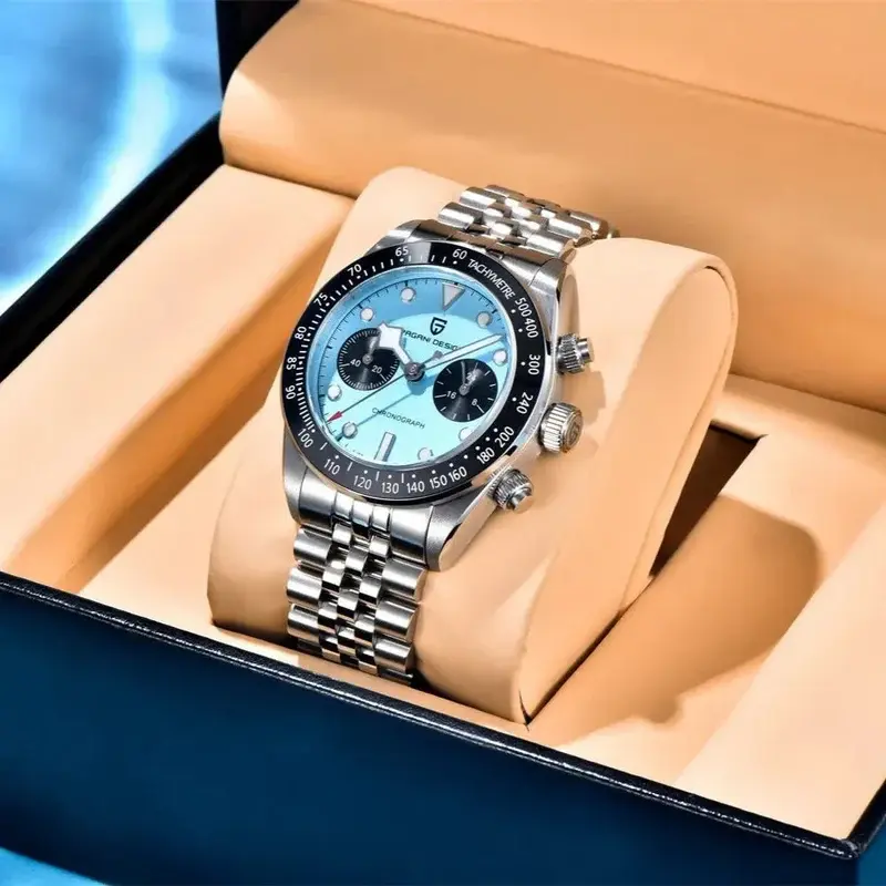 Pagani Design PD-1813 Blue Chronograph Erkek Kol Saati