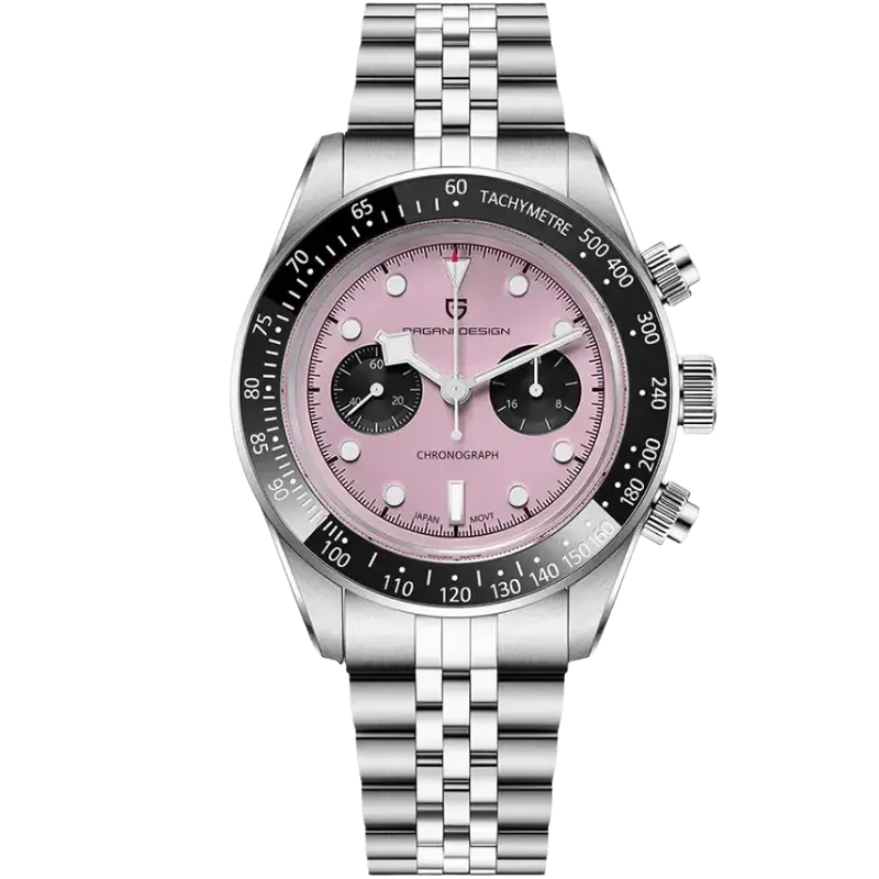 Pagani Design PD-1813 Pink Chronograph Erkek Kol Saati
